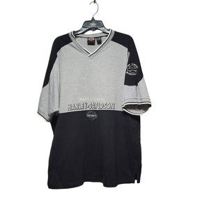 Vintage Harley Davidson V-Neck America Legend Shirt Milwaukee‎ Size XL